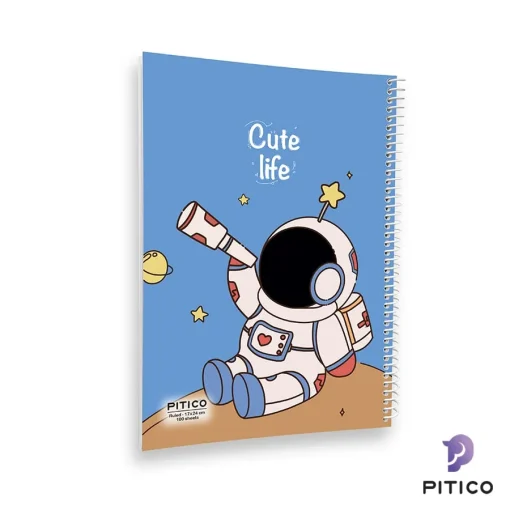 دفتر مشق مجلد 100 برگ سری cute life طرح 8