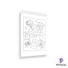دفتر رنگ آمیزی کودک سری kiddie طرح 4