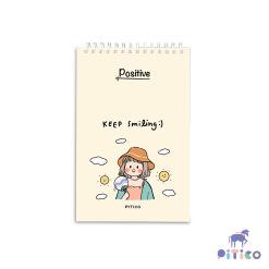 دفترچه یادداشت جلدسخت سری POSITIVE طرح 4